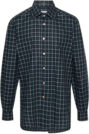 Kiton Checked cotton shirt
