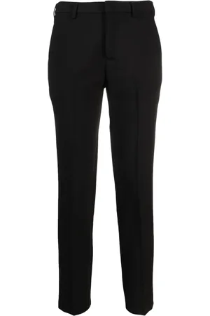 ..,MERCI Pressed-crease slim-fit trousers