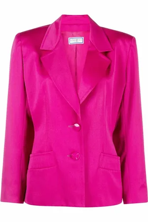 Saint Laurent 1990s shoulder-pads single-breasted blazer