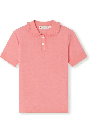 BONPOINT Frynja ruffle-collar polo shirt