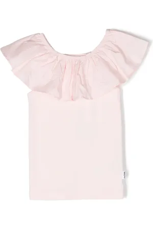 Molo Reca ruffle-collar blouse