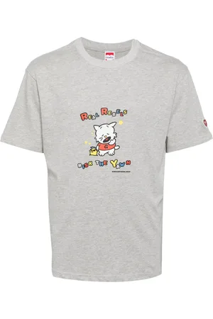 Ground Zero Cat print cotton T-shirt