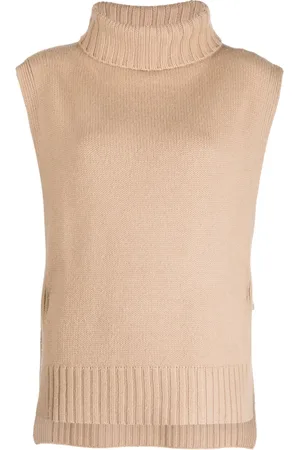 Vince Roll-neck sleeveless jumper
