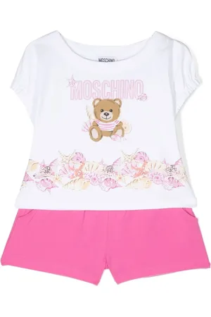 Moschino Logo-print short tracksuit