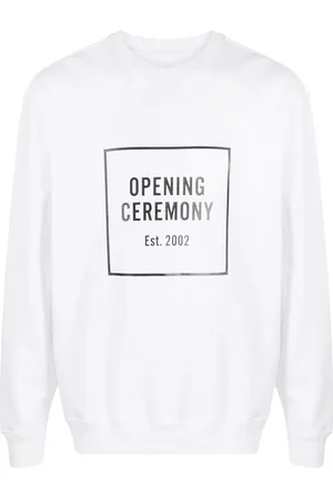Opening Ceremony Box logo crew neck sweatshirt