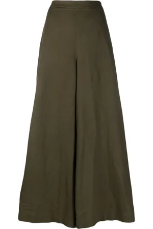 Ralph Lauren Linen palazzo flat-front trousers