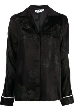OFF-WHITE Jacquard satin shirt