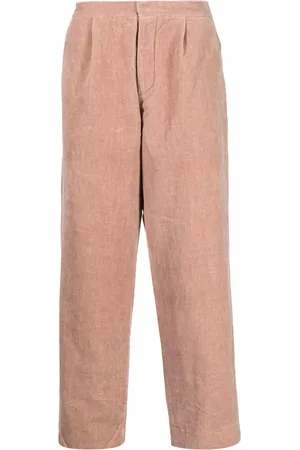 UMA WANG Cropped melange wool trousers