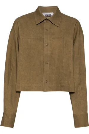 Izzue Pleated cropped jacket