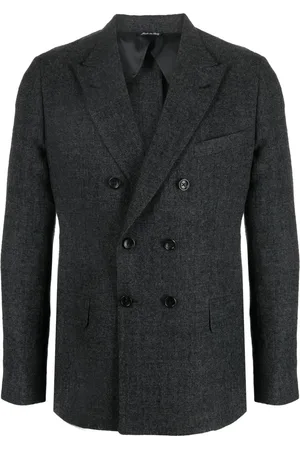 REVERES 1949 Checked double-breasted blazer