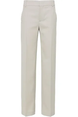 Moschino Pressed-crease trousers