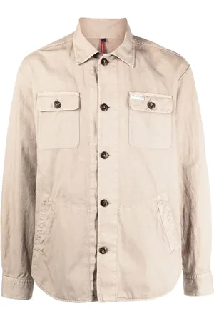 FAY Button-down shirt jacket