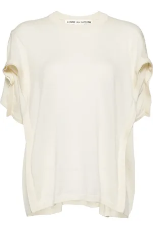 Comme des Garçons Layered wool knitted top