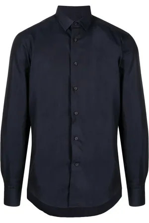 Lanvin Spread-collar cotton shirt