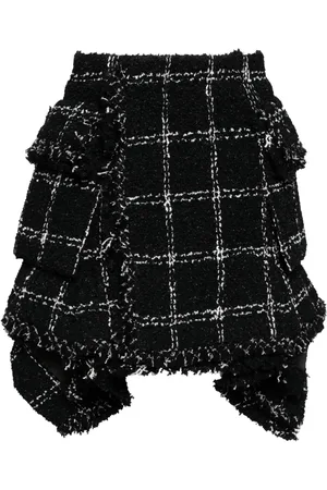 SACAI Asymmetric tweed skirt