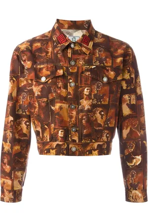 Jean Paul Gaultier Printed denim jacket