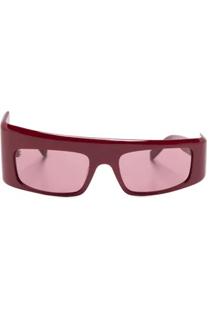 GCDS GD0043 wraparound-frame sunglasses