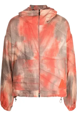 Emporio Armani Tie-dye hooded jacket