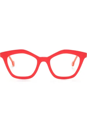 l.a. Eyeworks Ronette geometric-frame glasses
