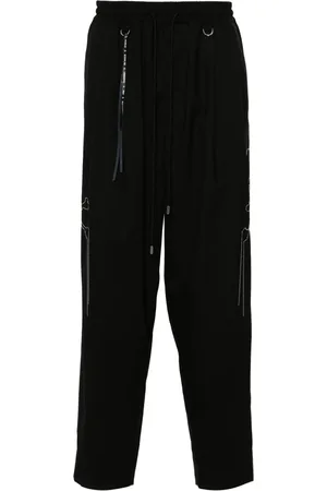 MASTERMIND JAPAN Beaded-skulls wool trousers