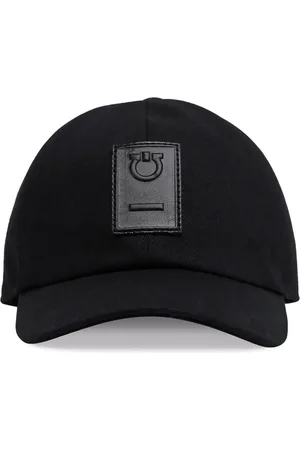 Salvatore Ferragamo Gancini-patch baseball cap