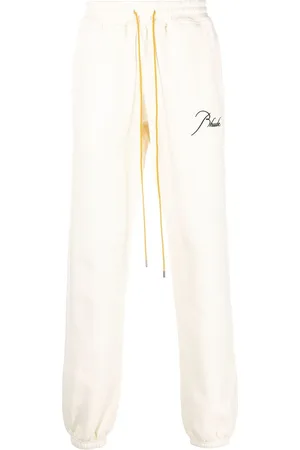 Rhude Logo-embroidered drawstring track pants