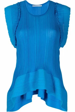 Stella McCartney Two-tone fine-ribbed top