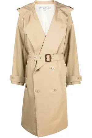 J.W.Anderson Hooded double-breasted trench coat