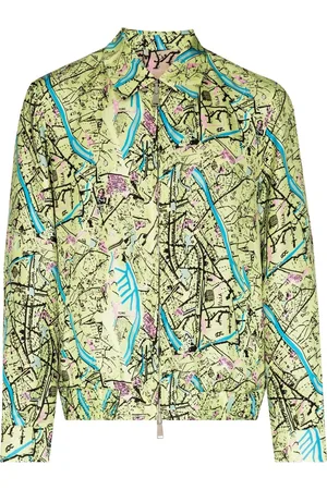 Fendi Map reversible shirt jacket