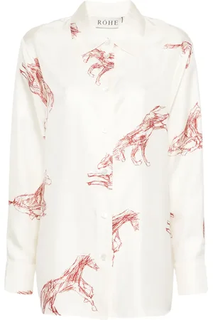 Rohe Bellpoint Horse silk shirt