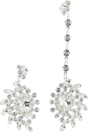MAGDA BUTRYM Crystal-embellished pendant earrings