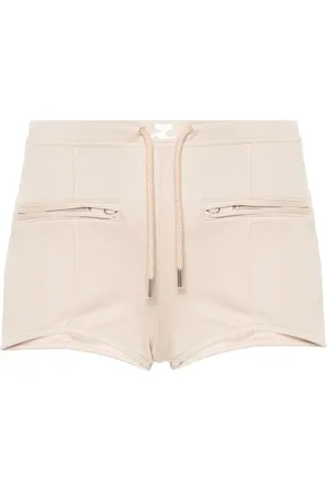Courrèges Drawstring mini shorts