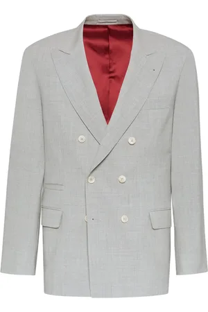 Brunello Cucinelli Double-breasted wool blazer