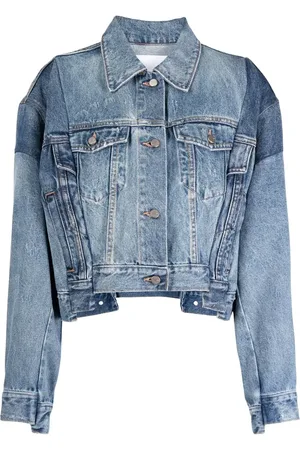 JNBY Layered patchwork denim jacket