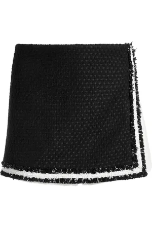 ALICE+OLIVIA Darma two-tone tweed skorts