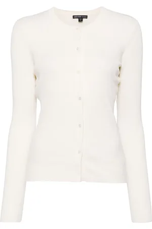 James Perse Long-sleeve ribbed-knit cardigan
