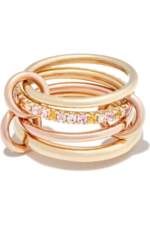 SPINELLI KILCOLLIN 18kt rose gold Nimbus diamond and sapphire ring