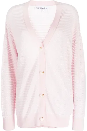REMAIN Open-knit V-neck cardigan