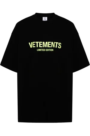 Vetements Logo-print cotton T-shirt