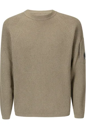 C.P. Company Lens-detail ribbed jumper