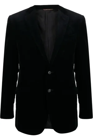 CANALI Single-breasted velvet dinner jacket