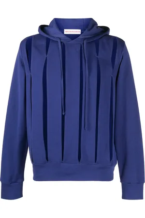 WALTER VAN BEIRENDONCK Slit drawstring hoodie