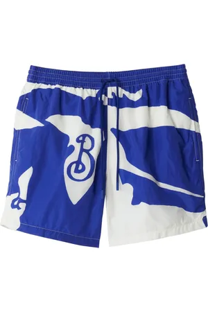 Burberry Abstract-print swim shorts