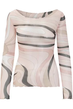 Puccini Marmo-print top