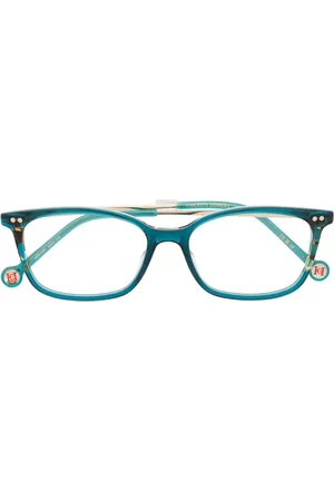 Carolina Herrera Rectangle-frame tortoiseshell-detail glasses