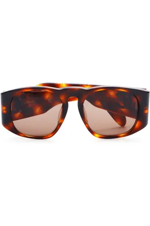 CHANEL CC logo round-framed sunglasses
