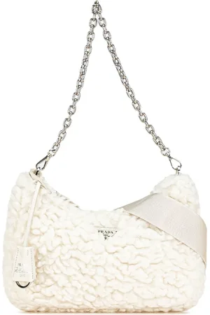 Prada 2020-2024 Cashmere Wool Re-Edition 2000 satchel