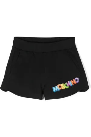 Moschino Logo-print stretch-cotton shorts