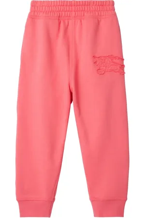 Burberry Equestrian Knight cotton track pants