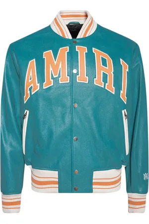 AMIRI Leather bomber jacket